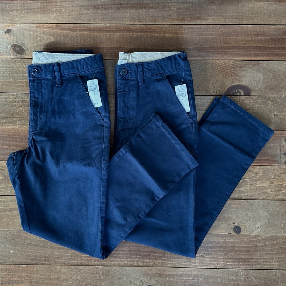 2 Gap Kids Navy Uniform Pant